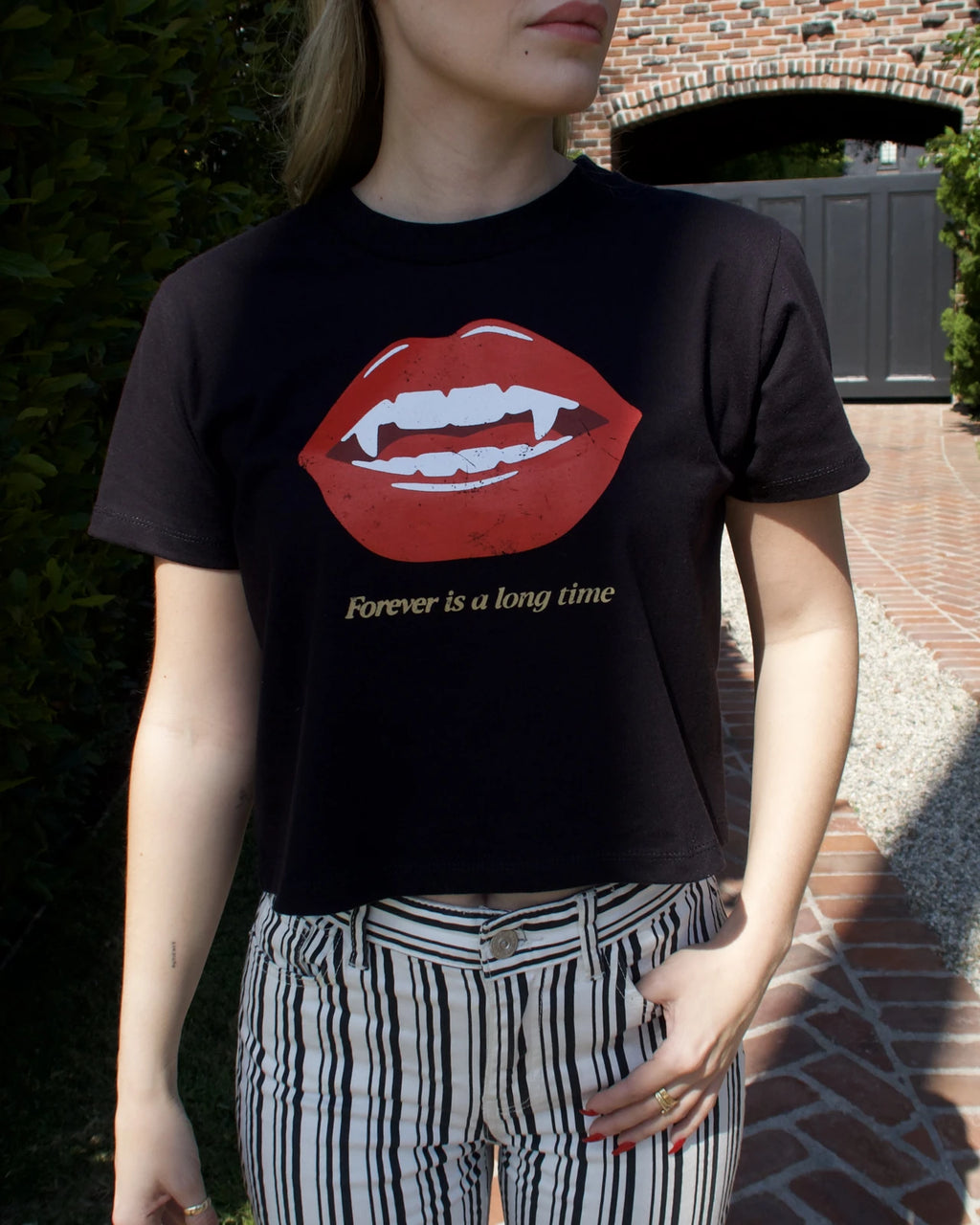 Forever Is A Long Time Cropped T-Shirt