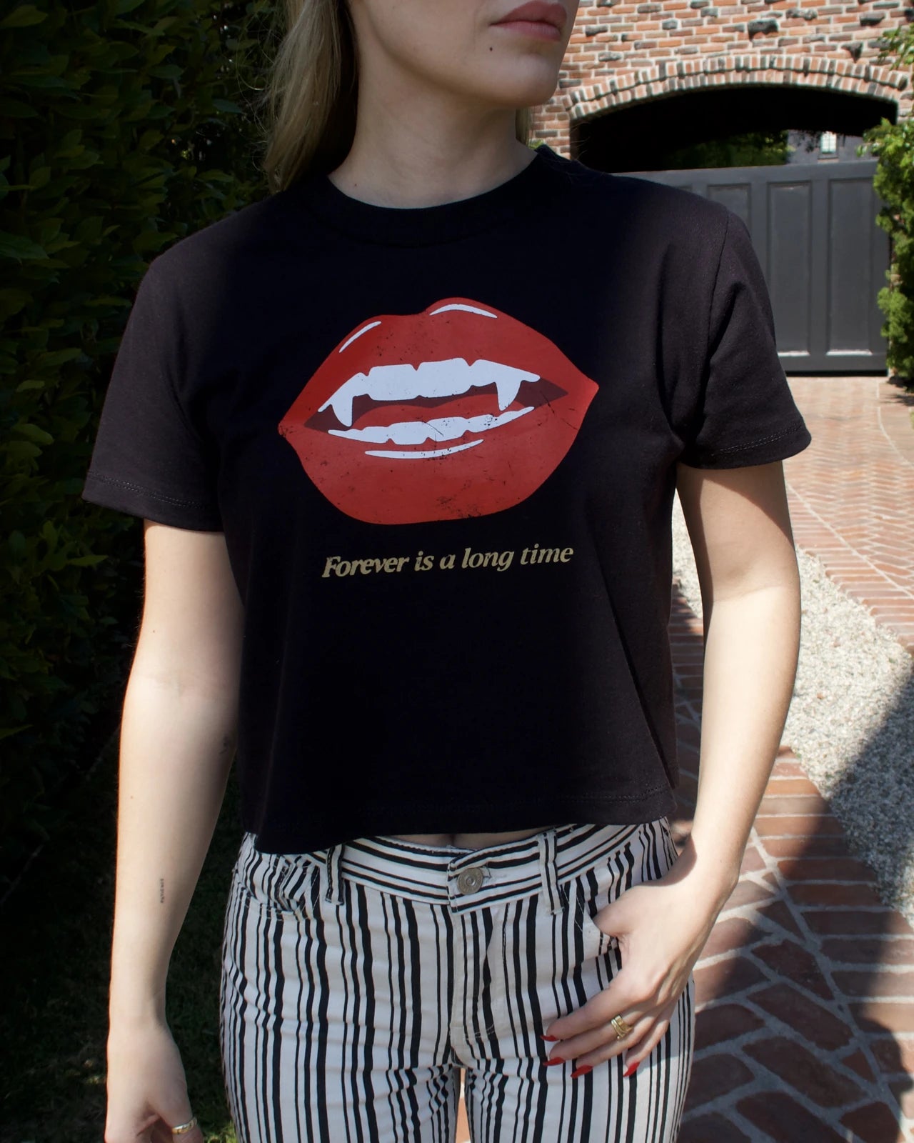 Forever Is A Long Time Cropped T-Shirt