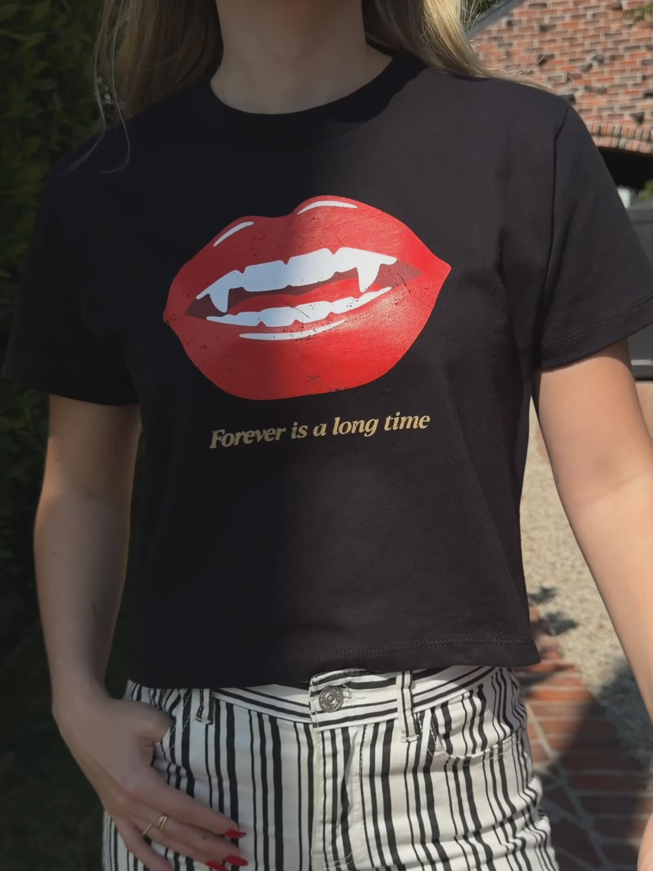 Forever Is A Long Time Cropped T-Shirt